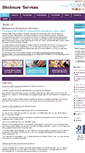 Mobile Screenshot of disclosureservices.com